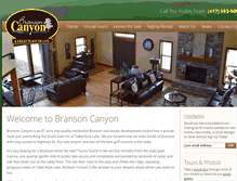 Tablet Screenshot of bransoncanyon.com